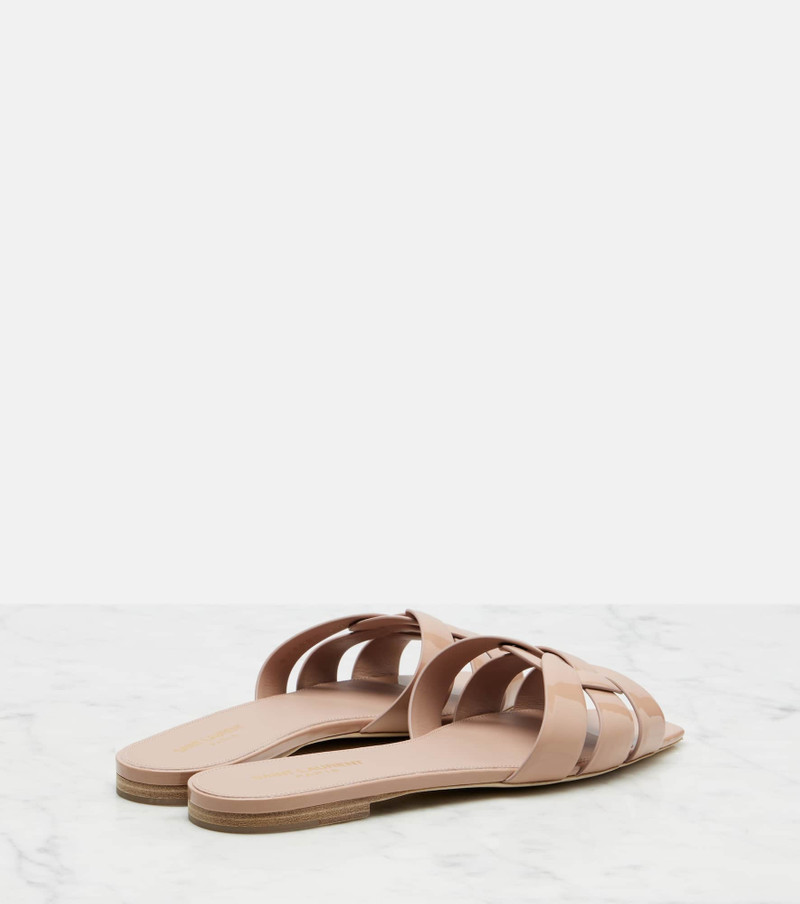 SAINT LAURENT Patent leather sandals outlook