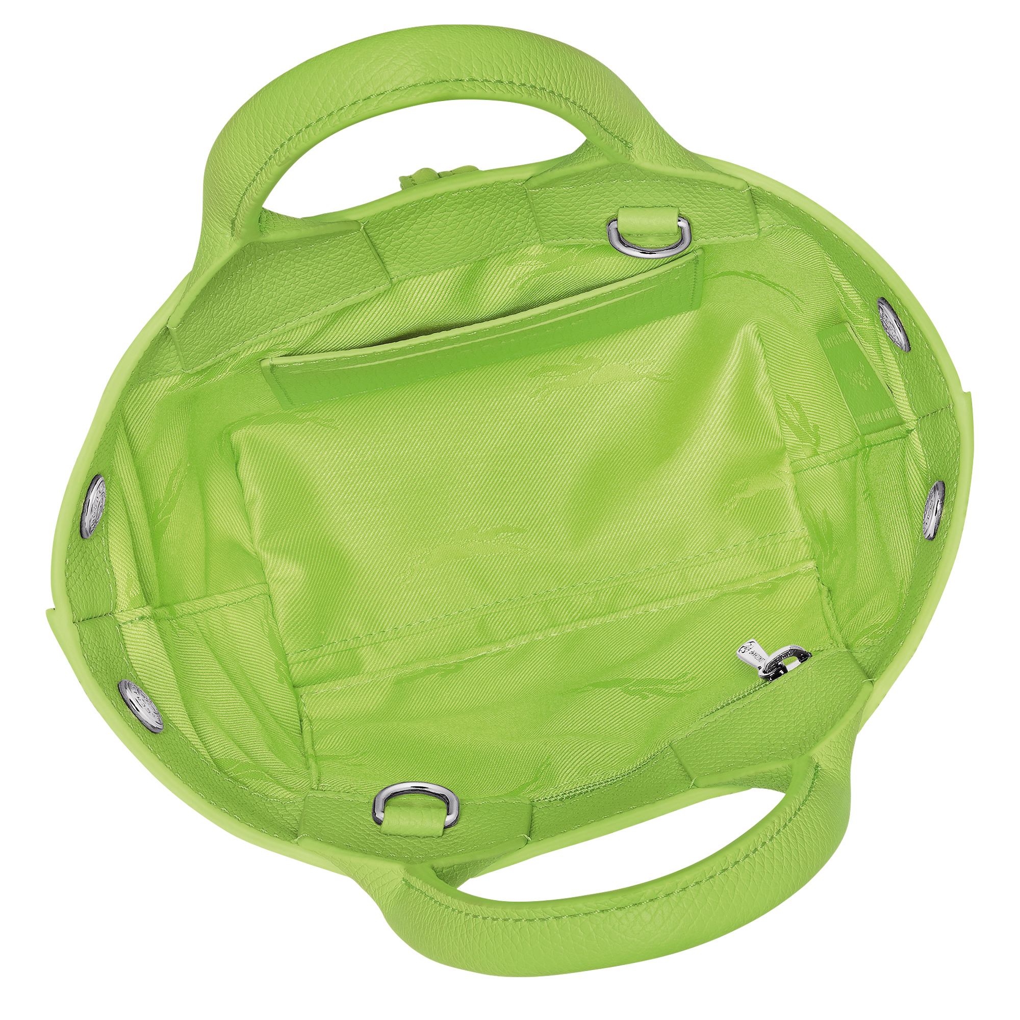 Le Roseau XS Handbag Green Light - Leather - 6