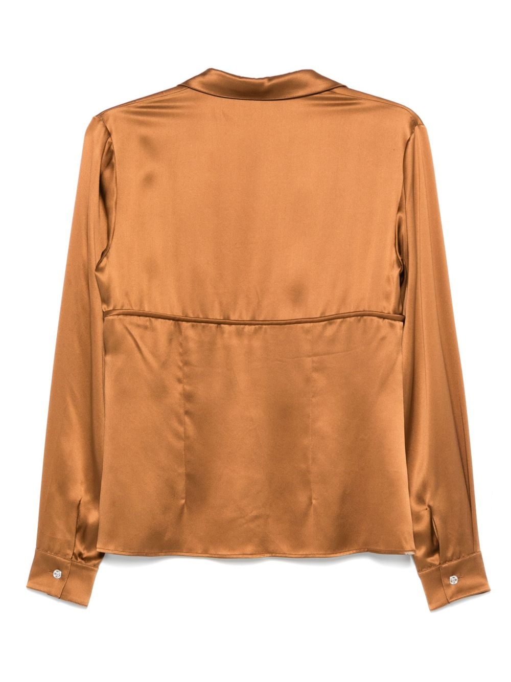 tie-front blouse - 2