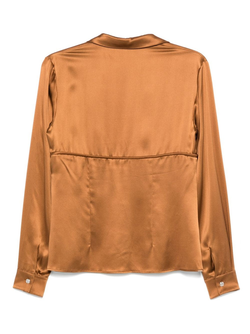 VERSACE tie-front blouse outlook