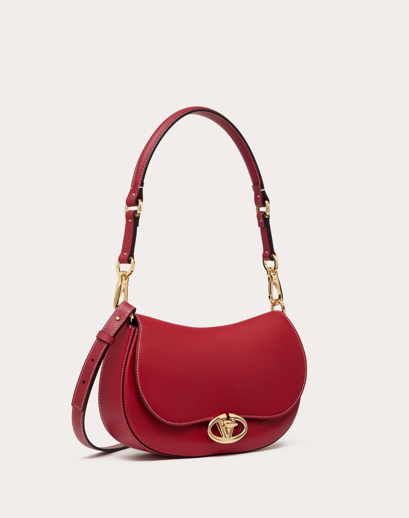 Valentino SMALL VALENTINO GARAVANI OHVAL SHOULDER BAG IN NAPPA CALFSKIN outlook