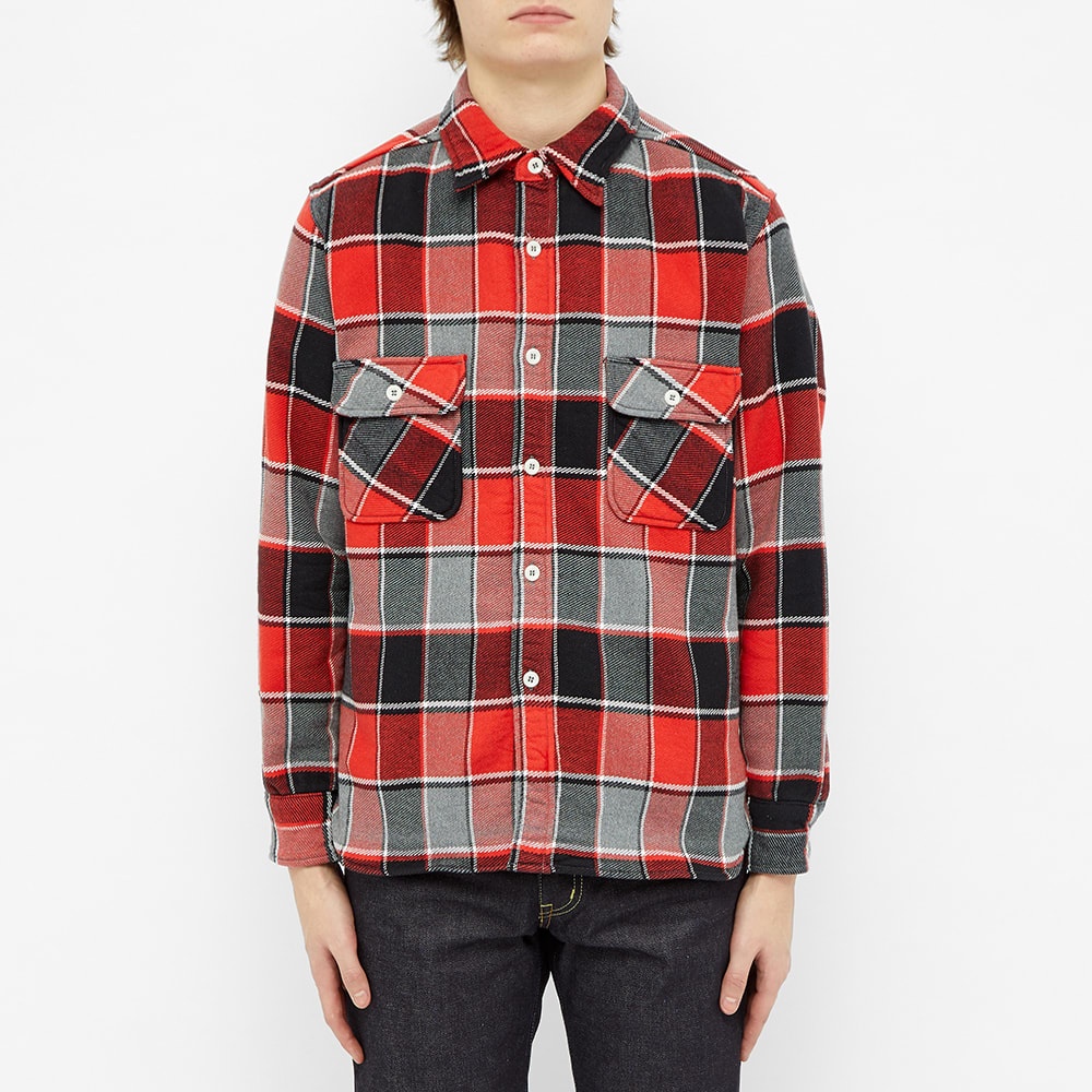 The Real McCoy's 8HU Napped Flannel Shirt - 4