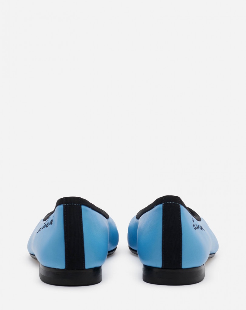 LANVIN CLASSIC LEATHER BALLET PUMPS - 4
