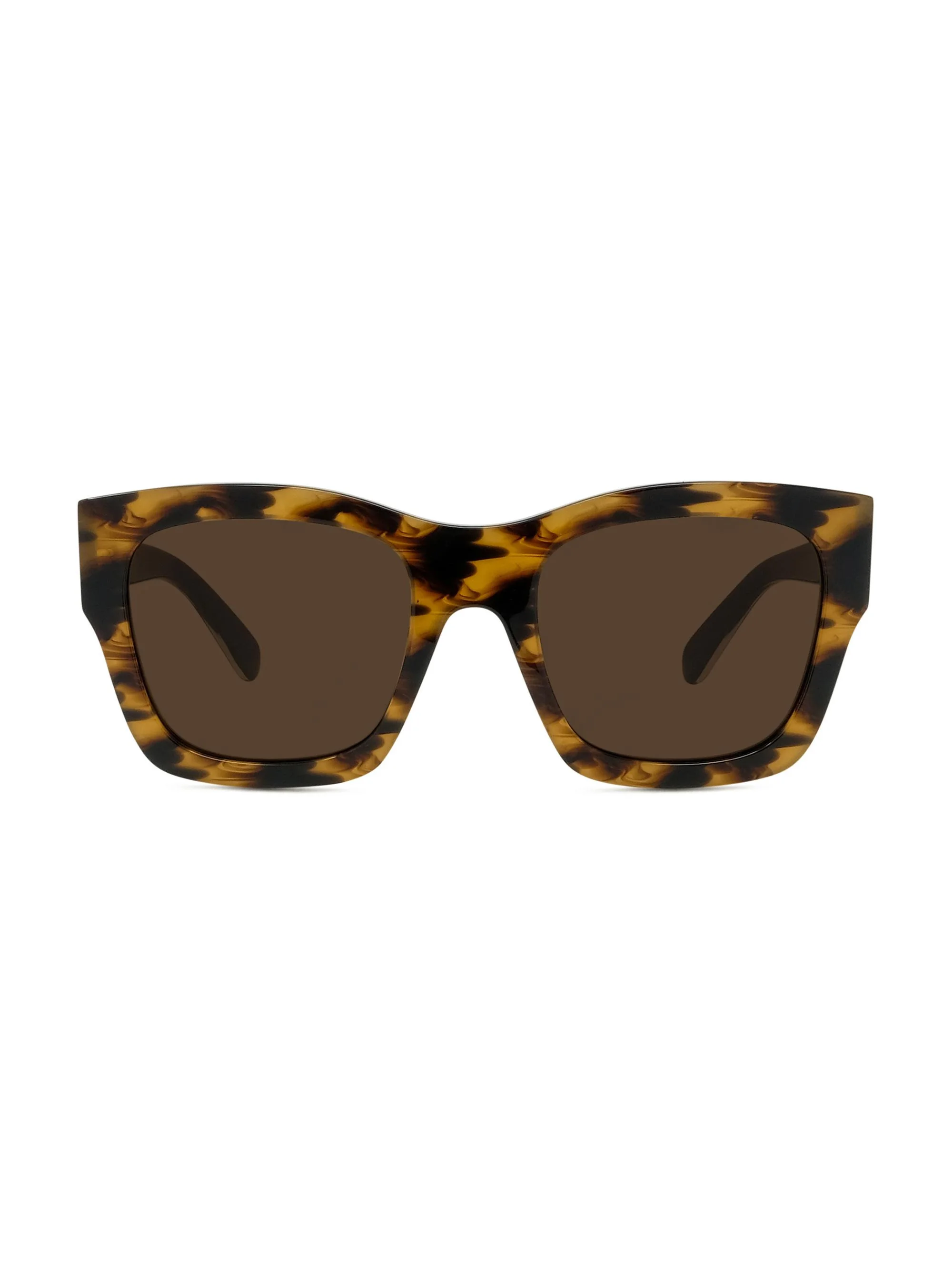Women's 54MM Square Sunglasses - Blonde Havana Brown - 1