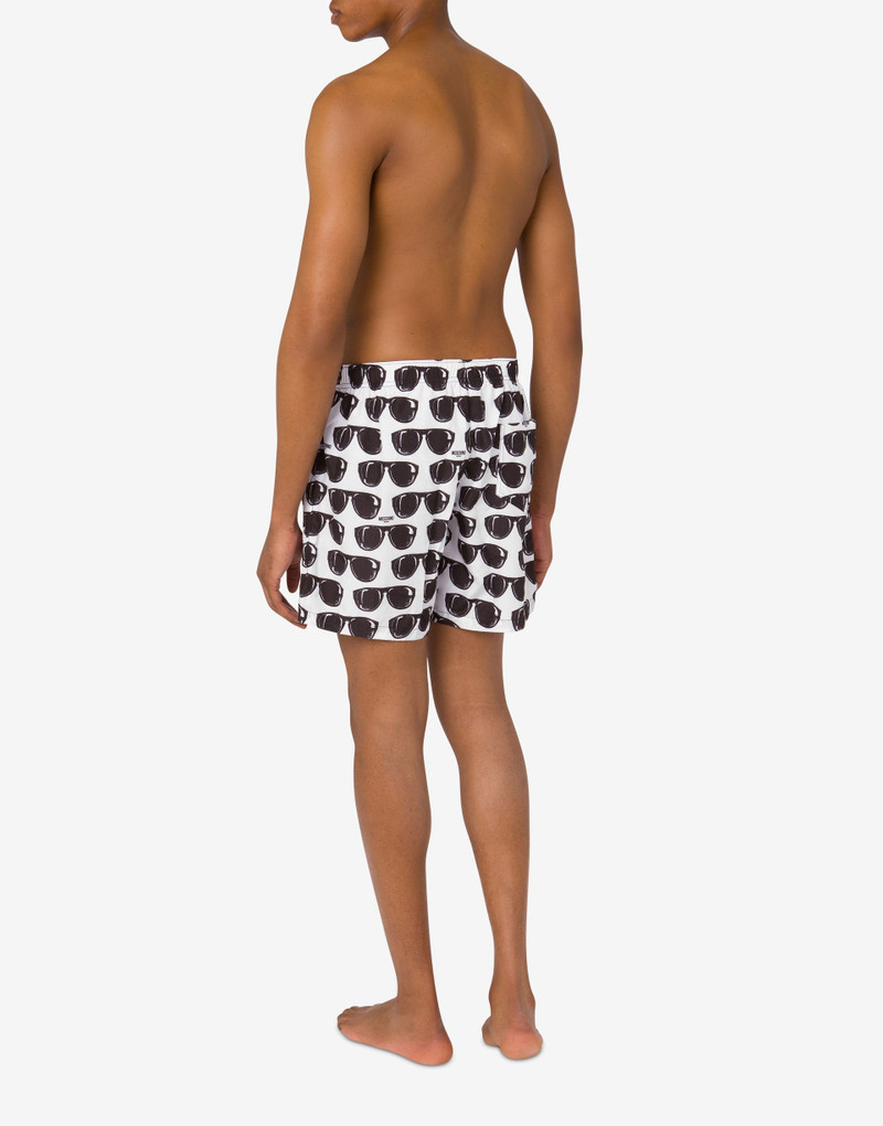 Moschino PRINTED NYLON BEACH BOXER SHORTS outlook