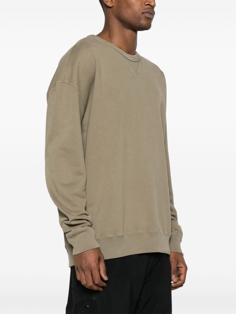 patch-detail cotton sweatshirt - 3