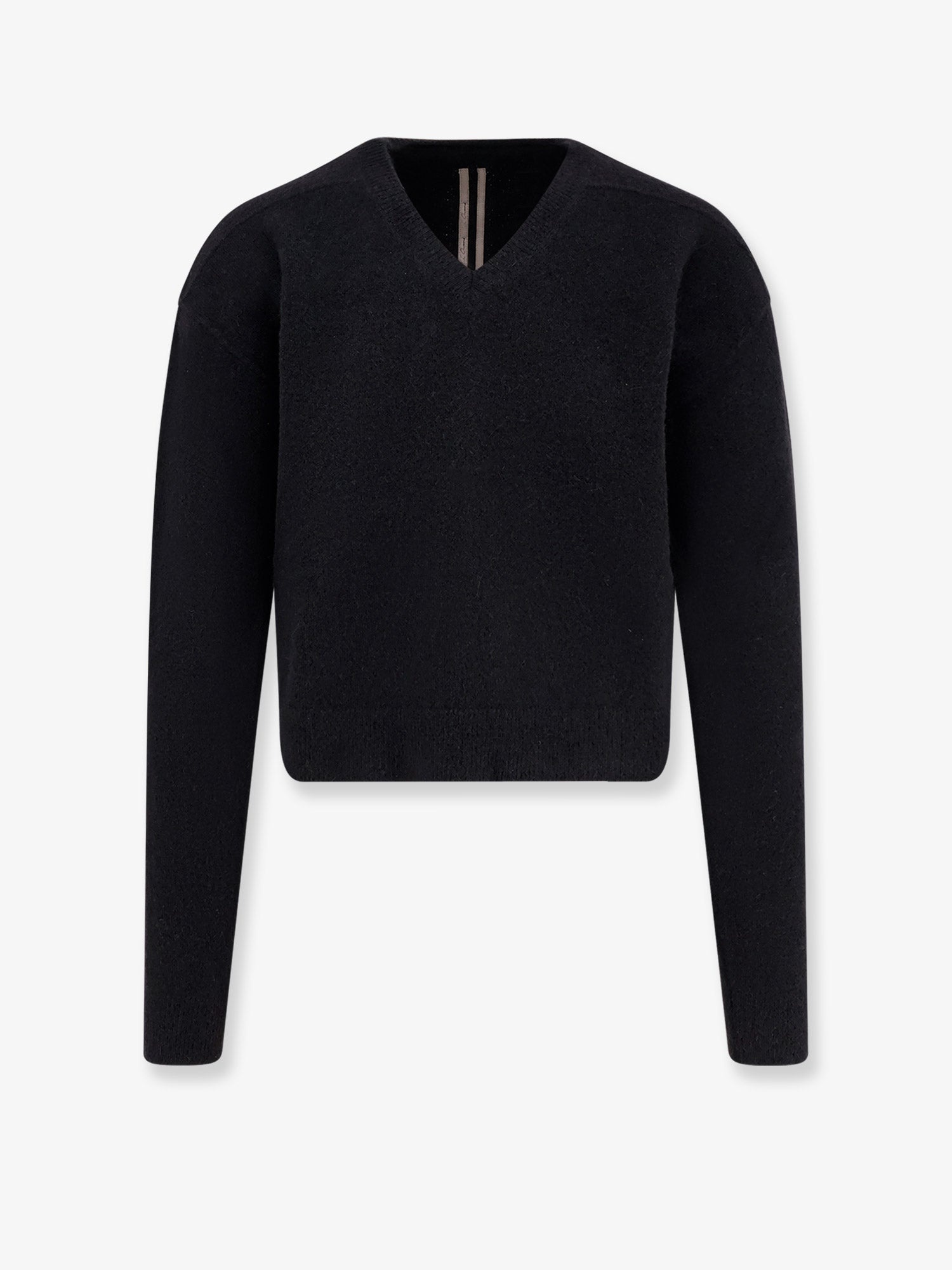 Rick Owens Tommy V Neck Alpaca Blend Sweater - 1