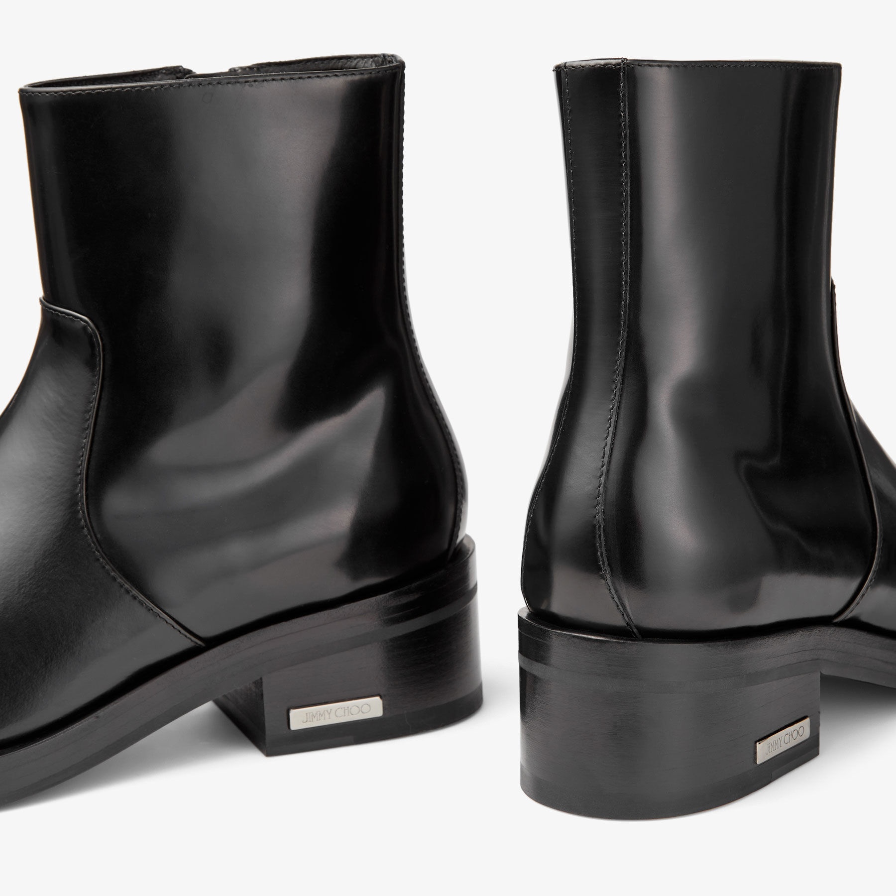 Elias Zip Boot
Black Calf Leather Zip Boots - 3