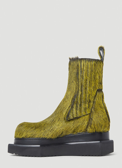 Rick Owens Fur Anke Boots outlook