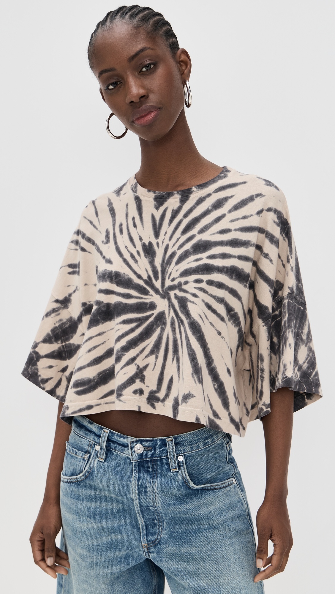 Crop Cape Tee - 1