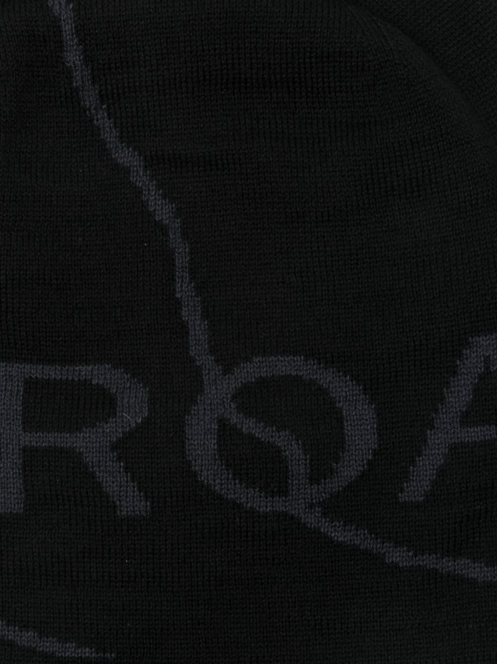 logo-print beanie - 2