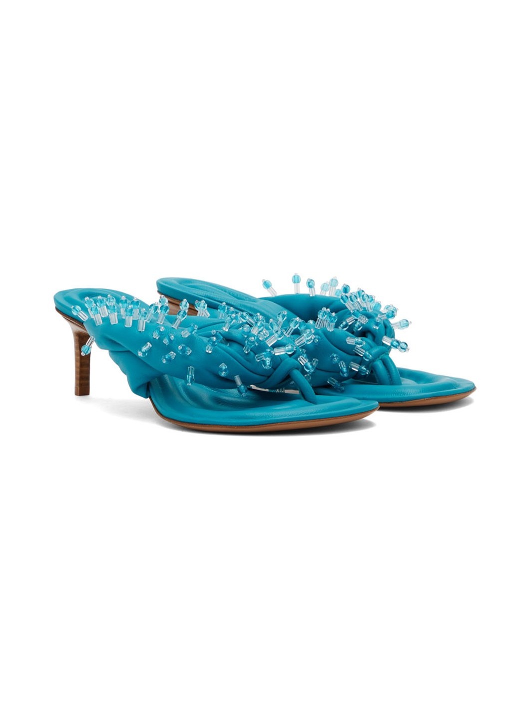 Blue 'Les Sandales Mari' Heeled Sandals - 4