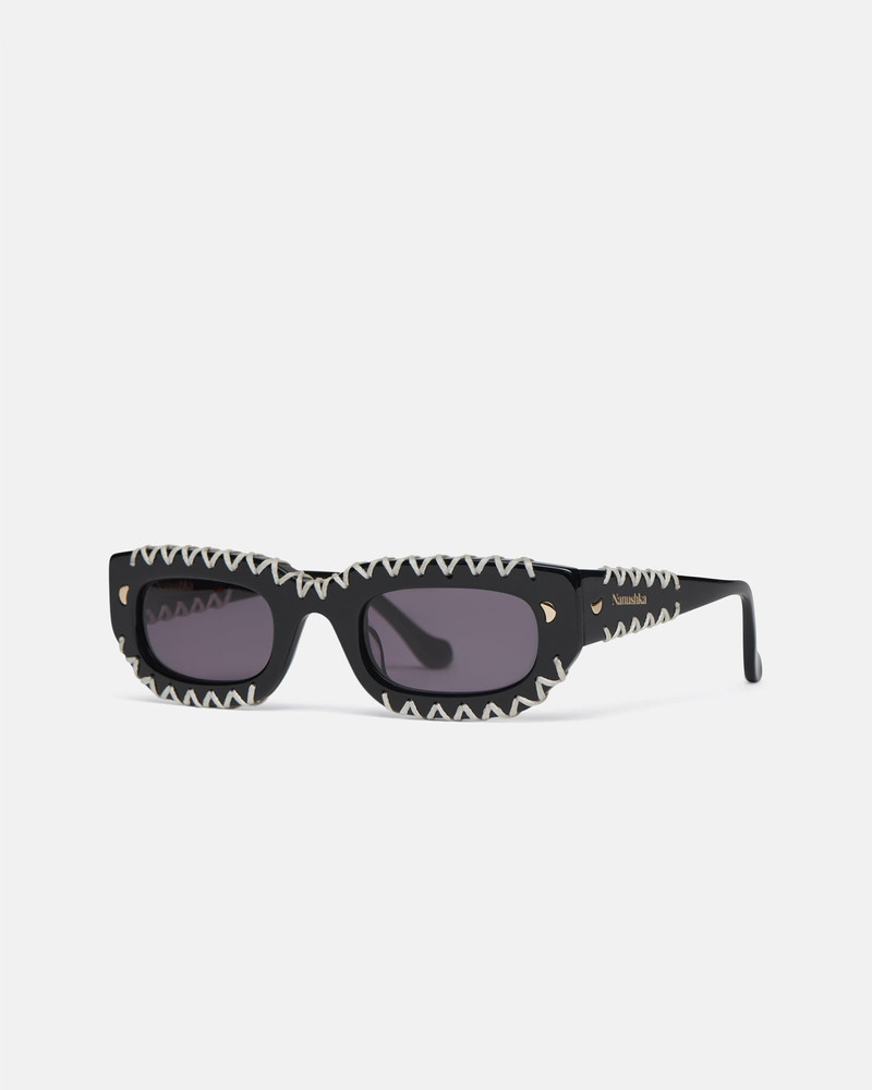 Nanushka Crocheted D-Frame Sunglasses outlook