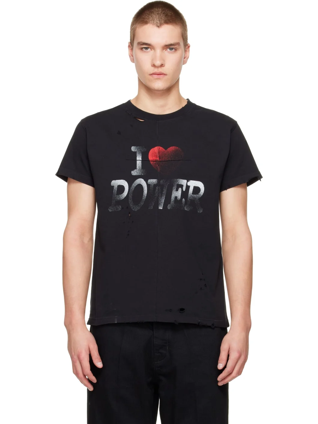 Black Short-Sleeve Power T-shirt - 1