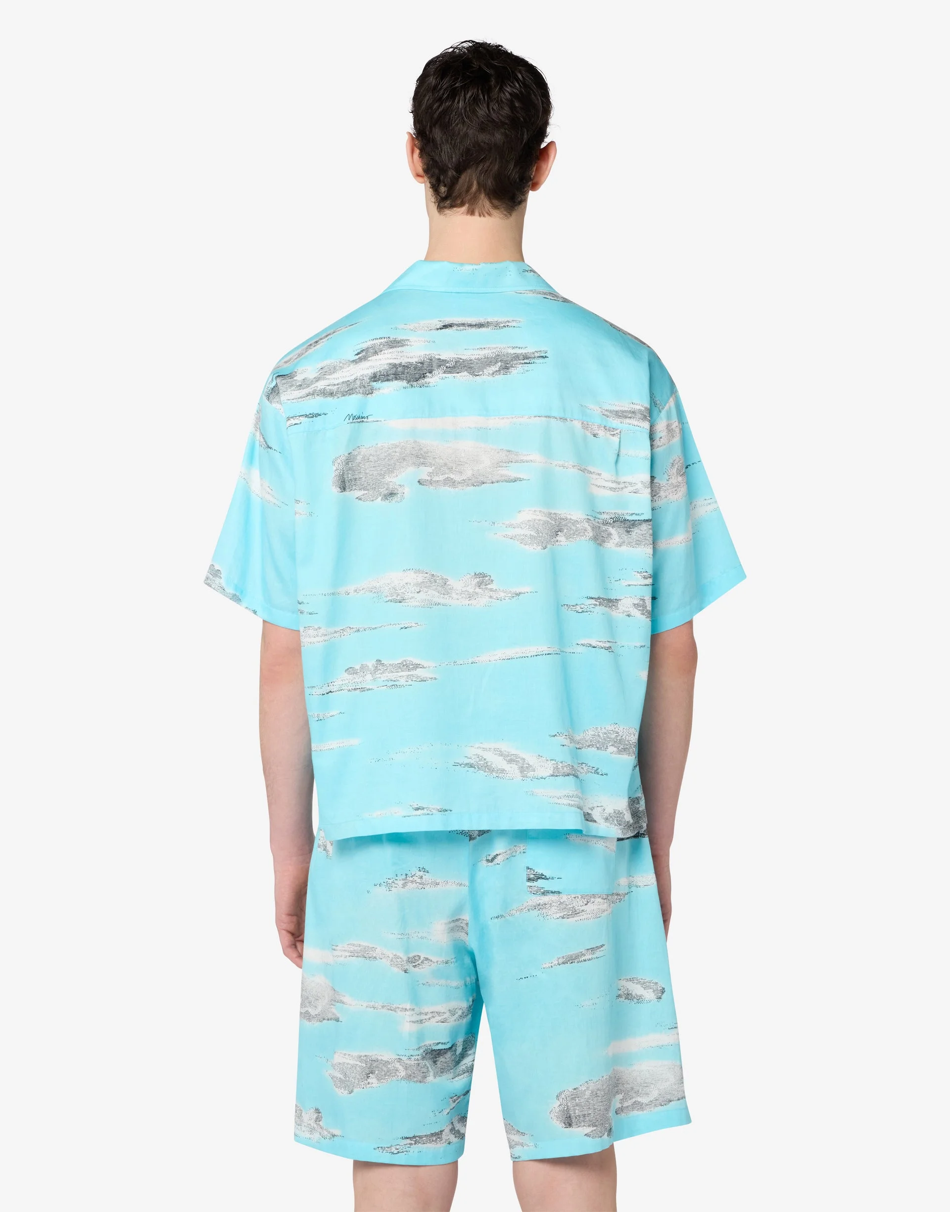 ARCHIVE CLOUDS COTTON POPLIN SHIRT - 1
