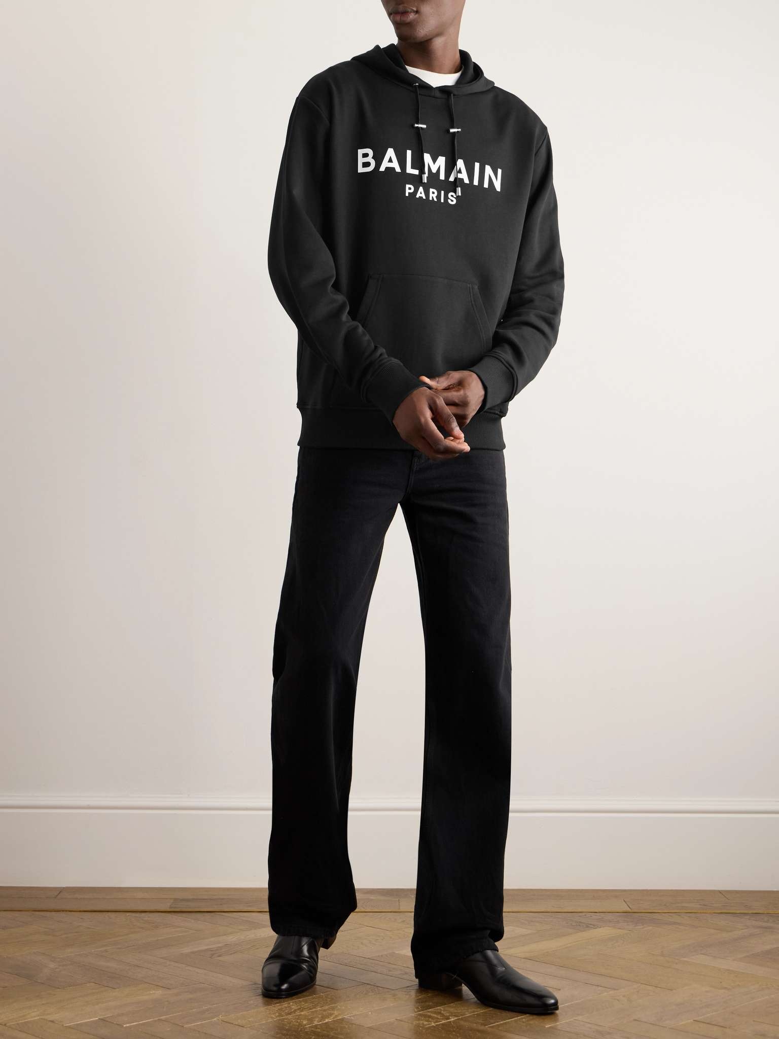 Balmain Printed Balmain Paris hoodie | REVERSIBLE