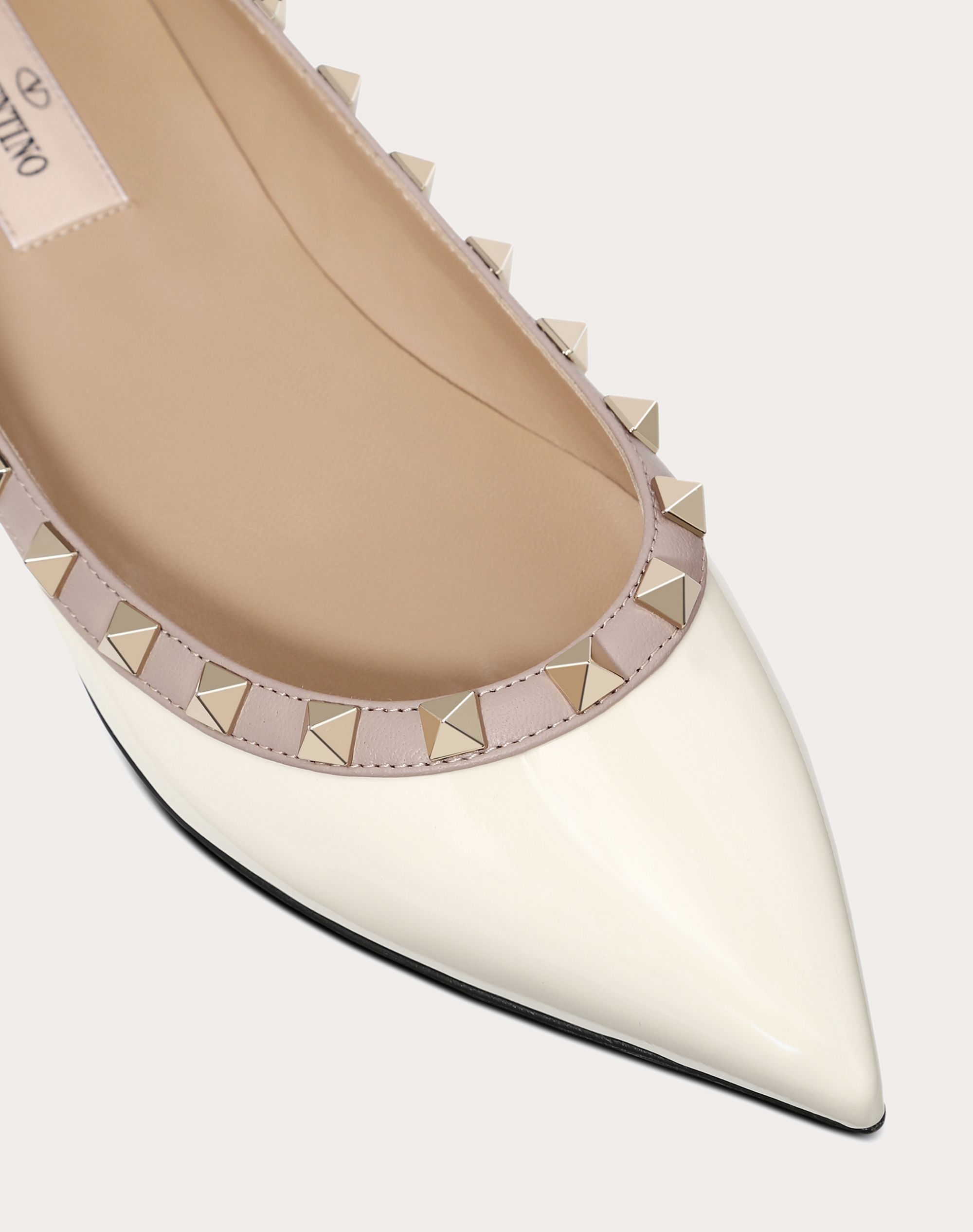 Patent Rockstud Ballet Flat - 5