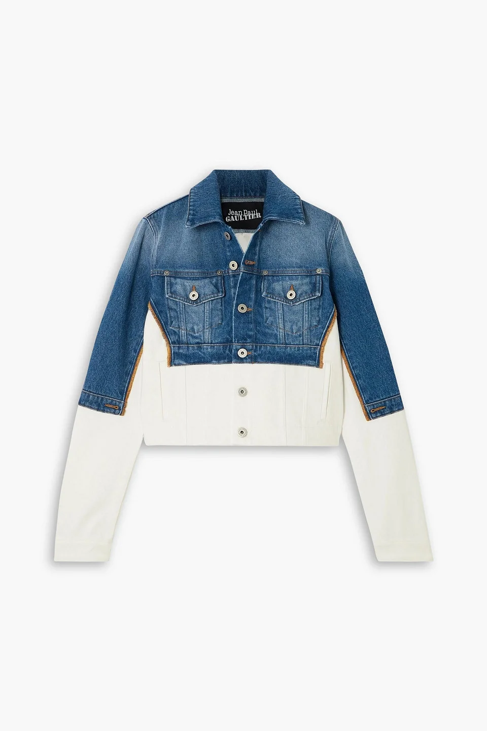 Petit Grand two-tone denim jacket - 1