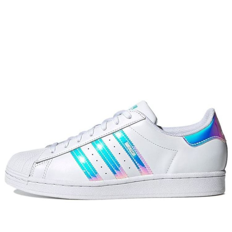 adidas 슈퍼 스타 화이트 Iridescent - 1