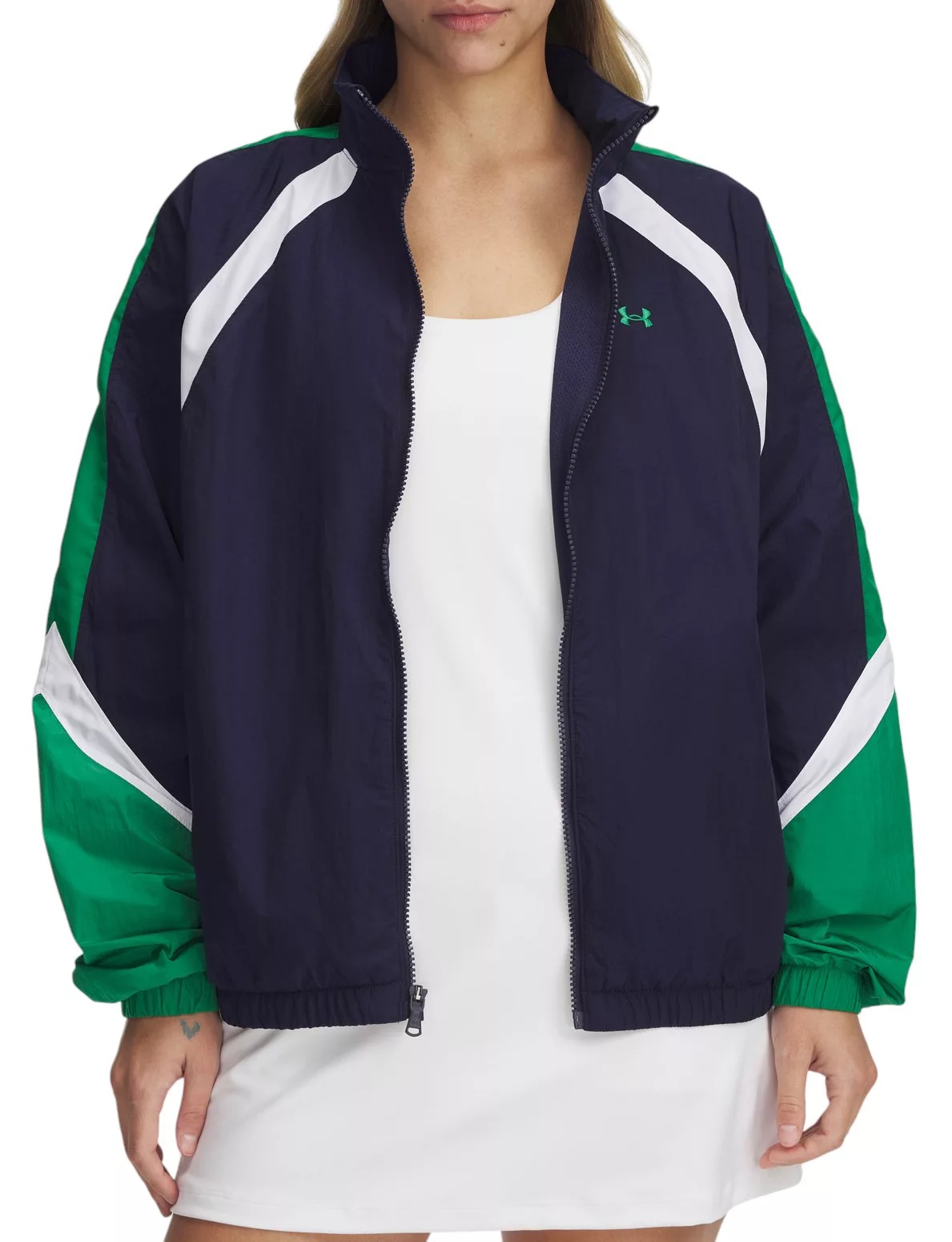 Under Armour Women's Icon Crinkle Track Jacket - 1