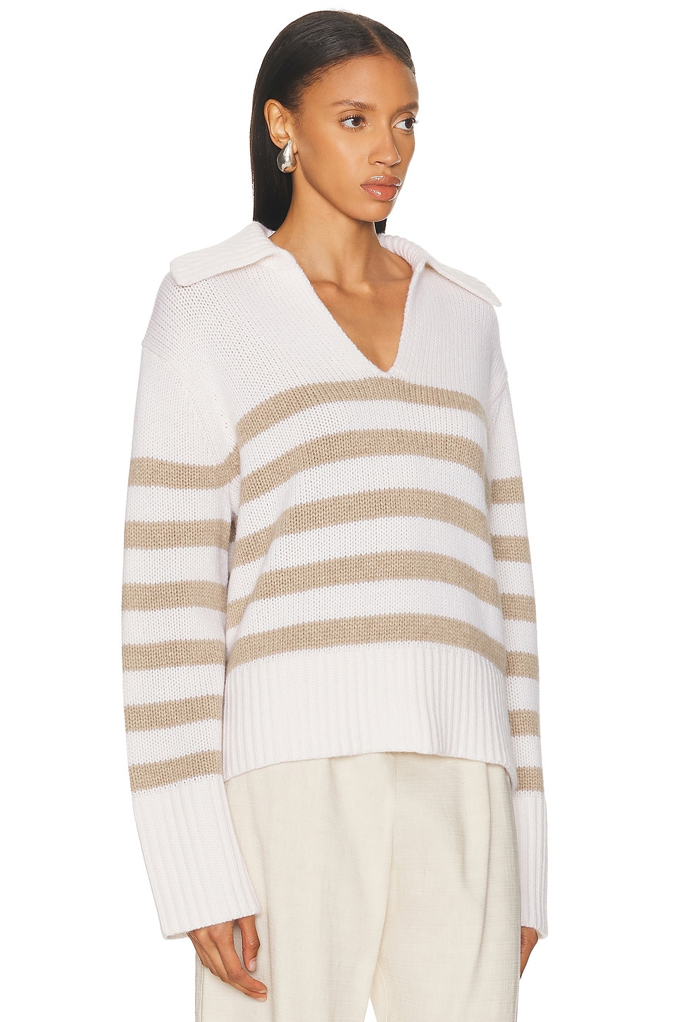 Cashmere Phoebe Polo Sweater - 2