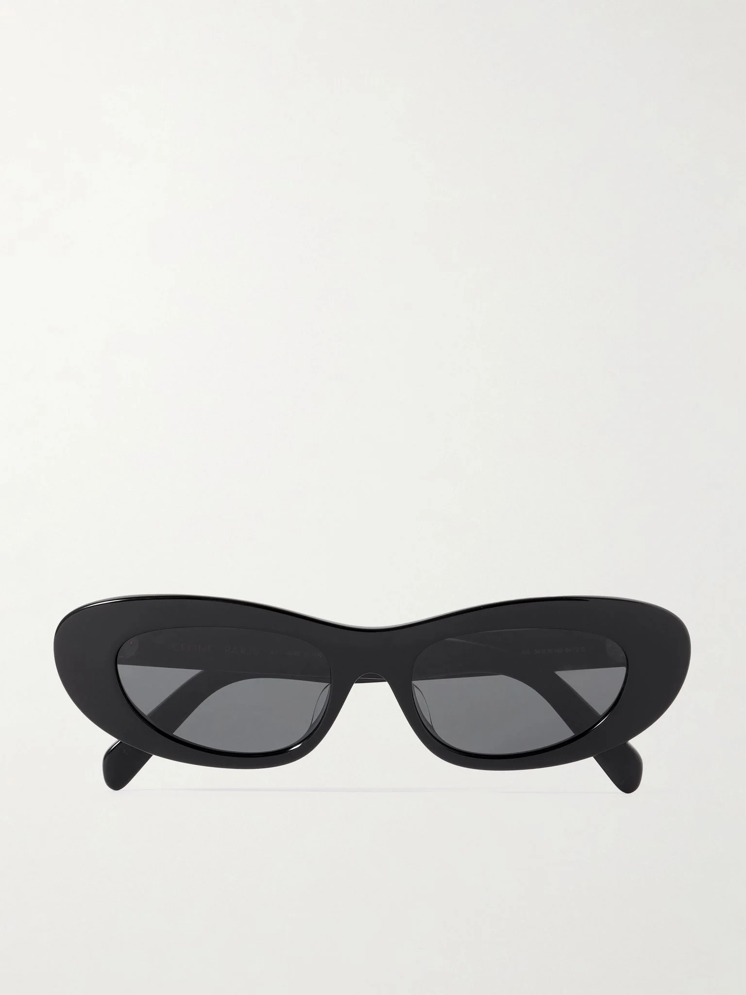 Cat-eye acetate sunglasses Black - 1
