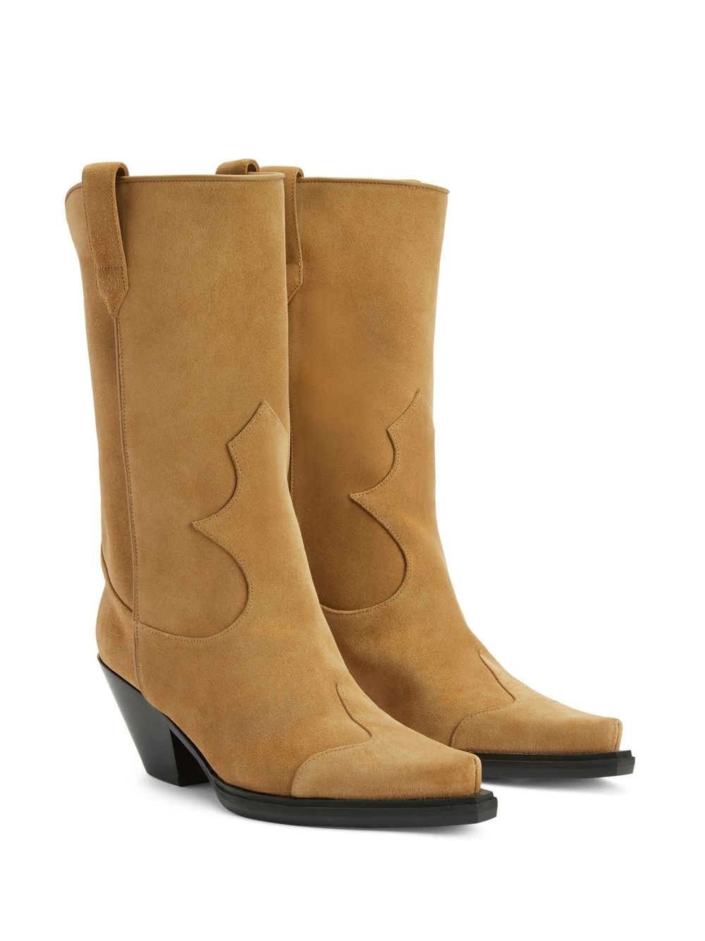 Thyra 55mm suede cowboy boots - 2