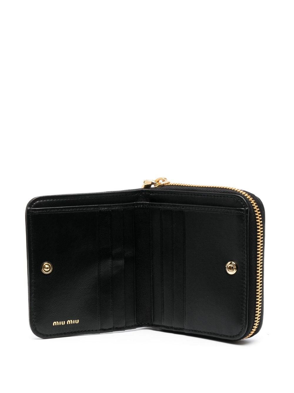 matelassÃ© zip-around leather purse - 3