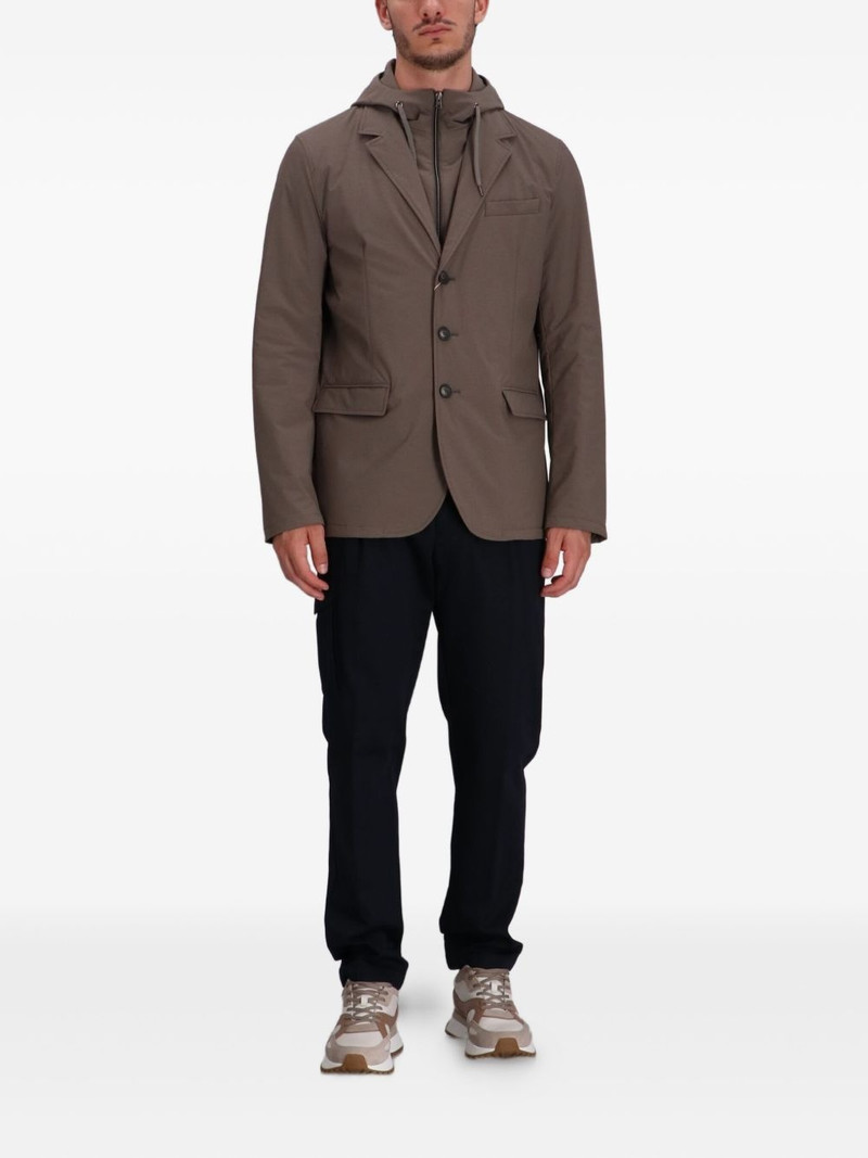 Herno hooded blazer outlook