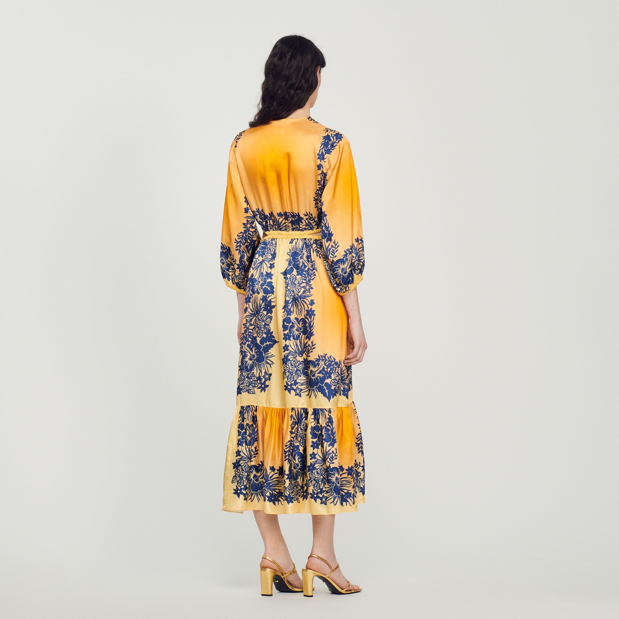 Long Hawaii print dress - 6