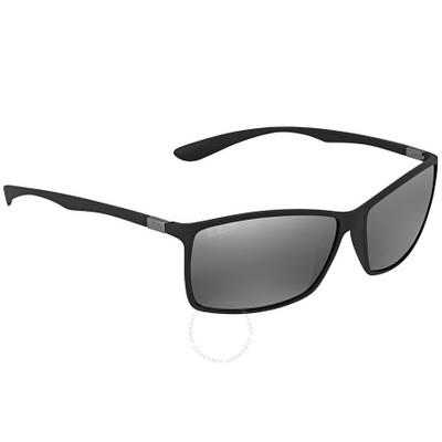 Ray-Ban Ray Ban Liteforce Polarized Silver Mirror Square Men's Sunglasses RB4179 601S82 62 outlook