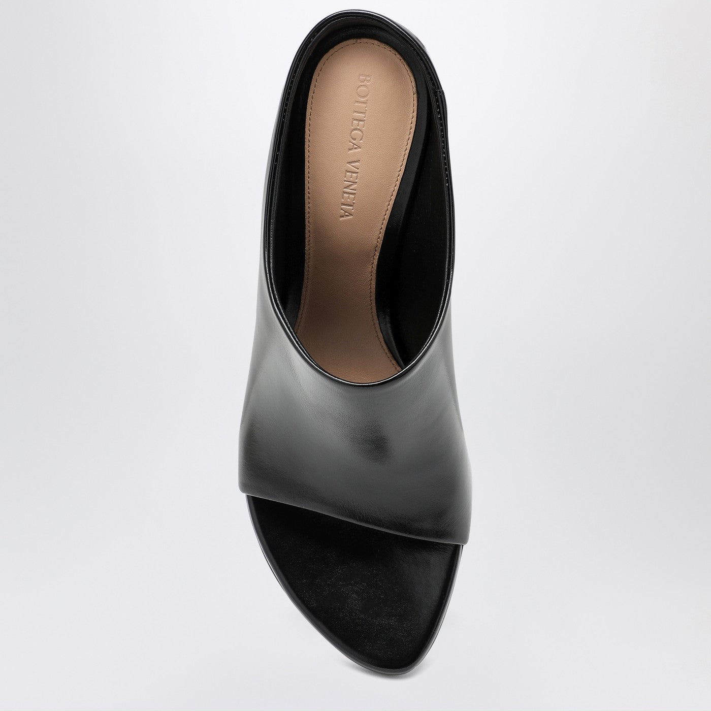 Bottega Veneta Women Black Leather Rana Mule - 3