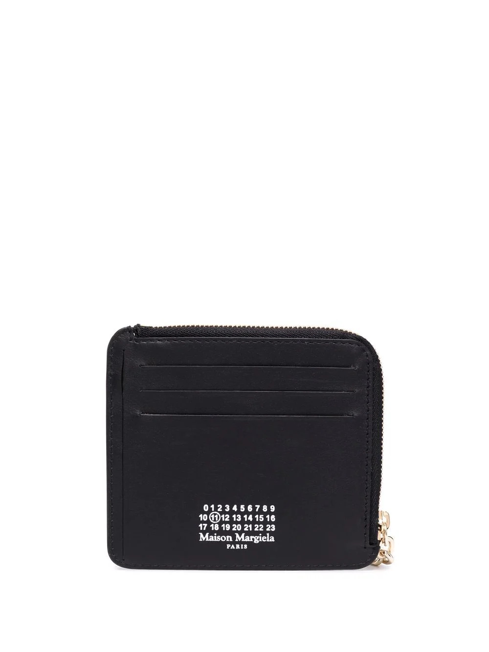 logo-print leather wallet - 2