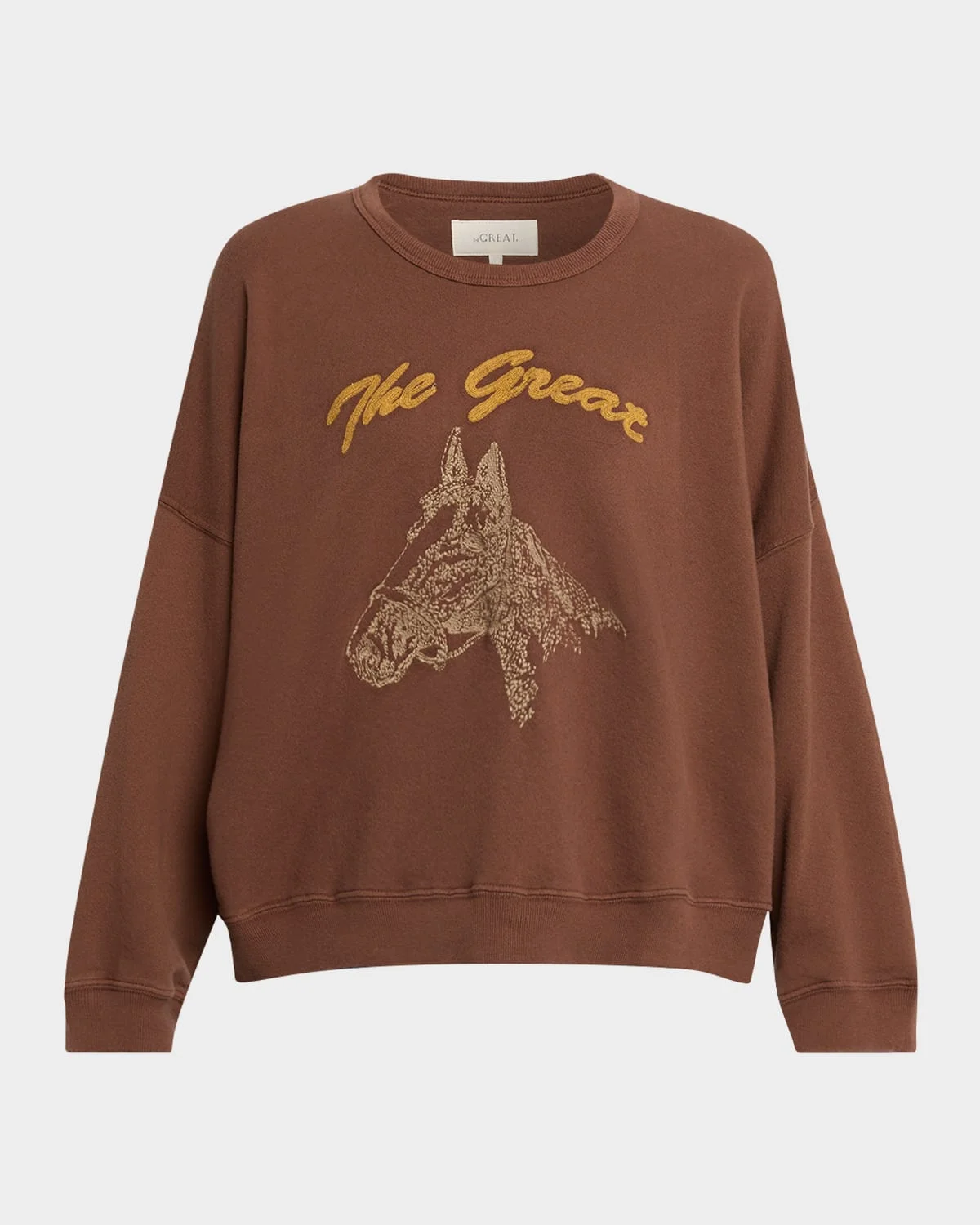 The Teammate Embroidered Horse Sweatshirt - 1