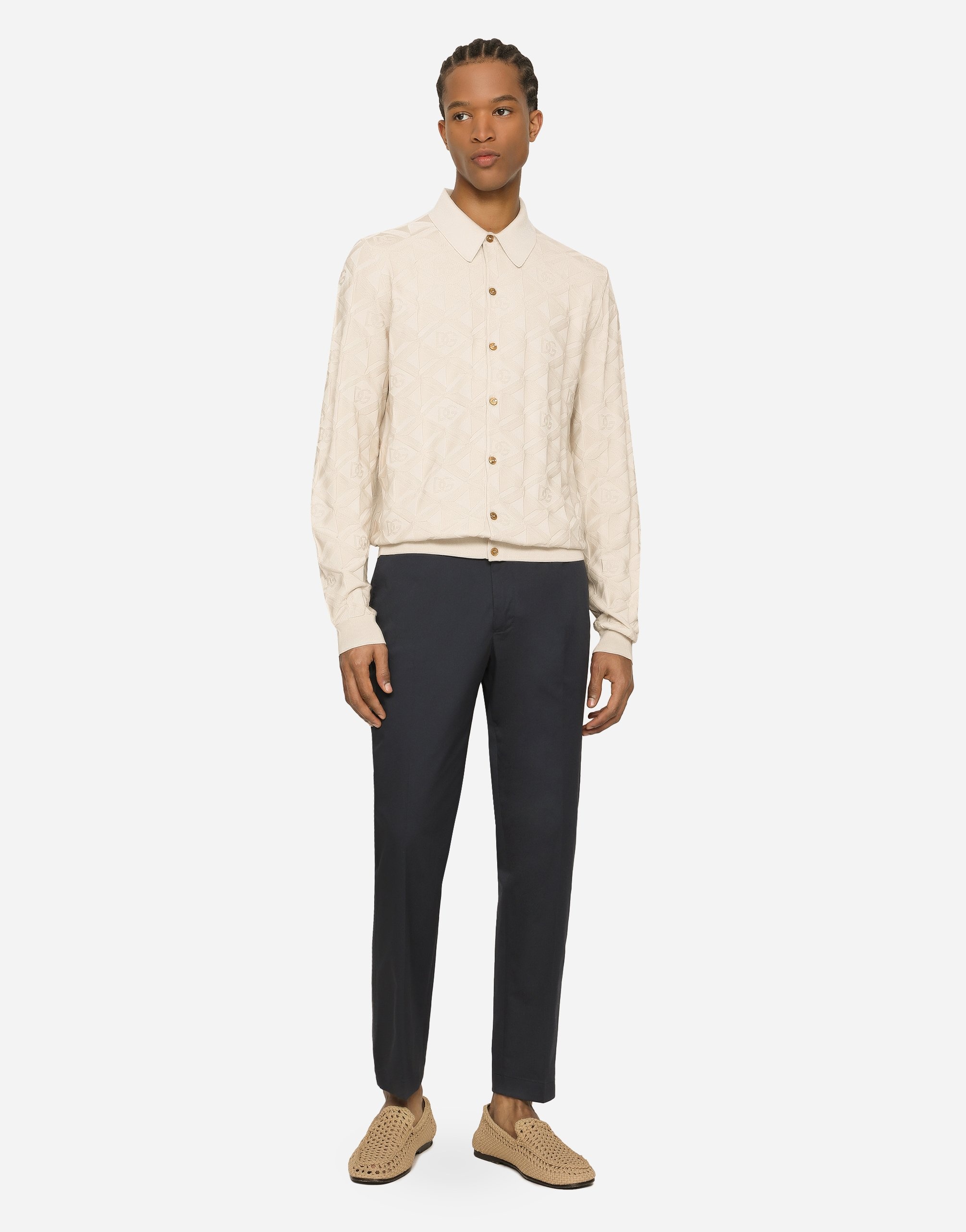Stretch cotton pants - 2