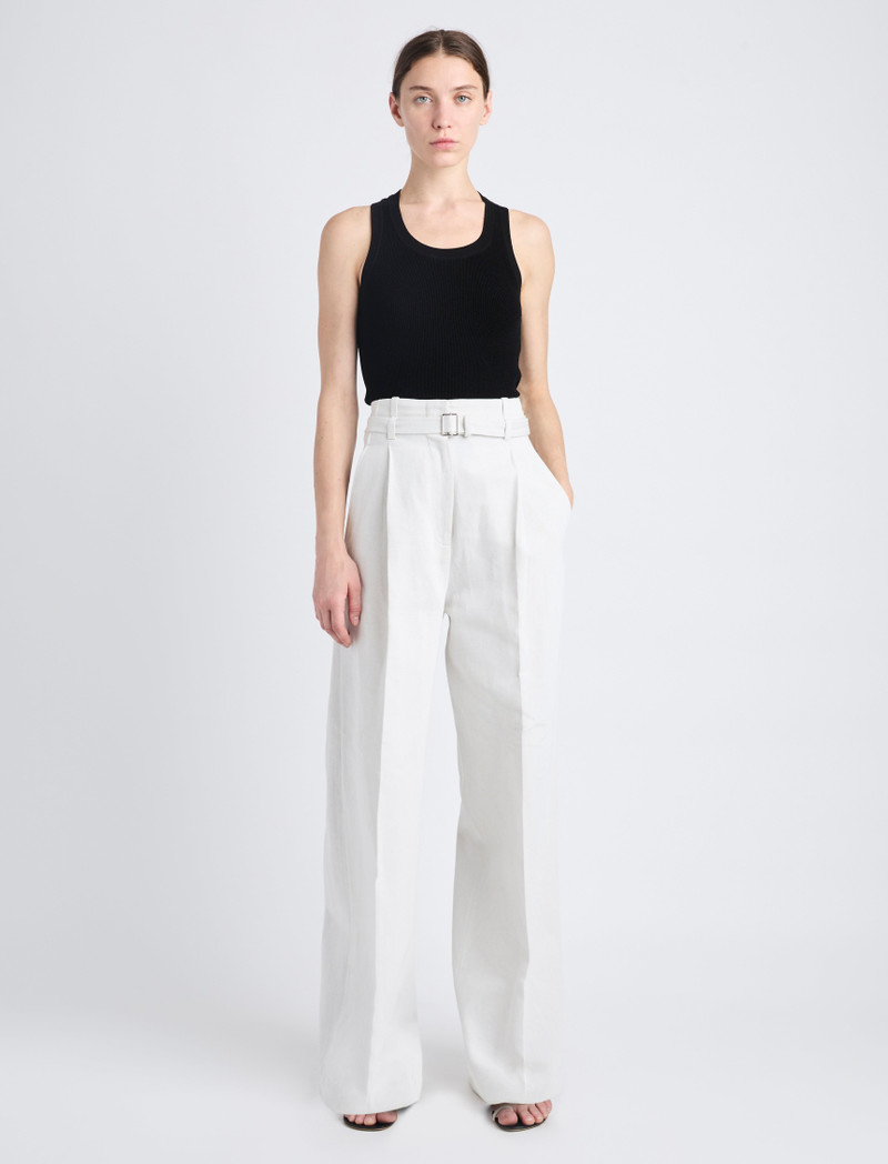 Proenza Schouler Dana Pant in Cotton Viscose outlook