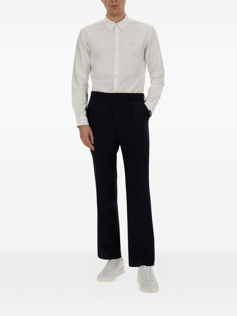 BOSS logo-detail cotton shirt outlook