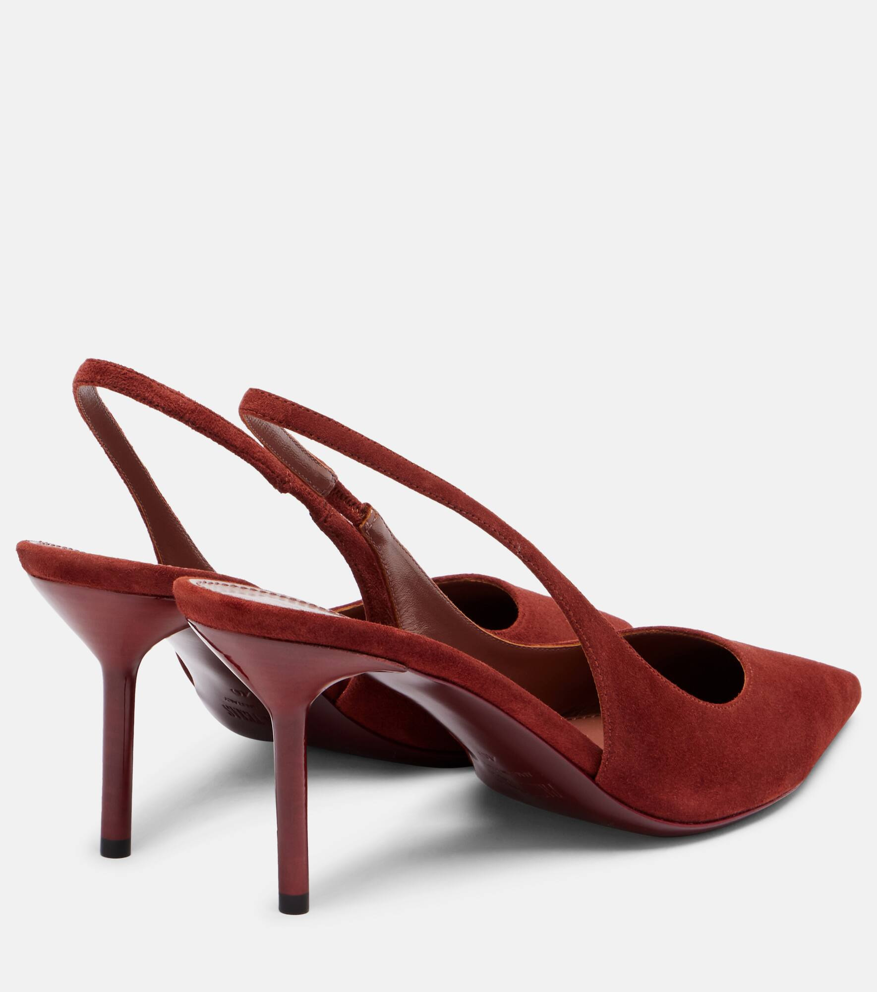 Lidia 70 suede slingback pumps - 2