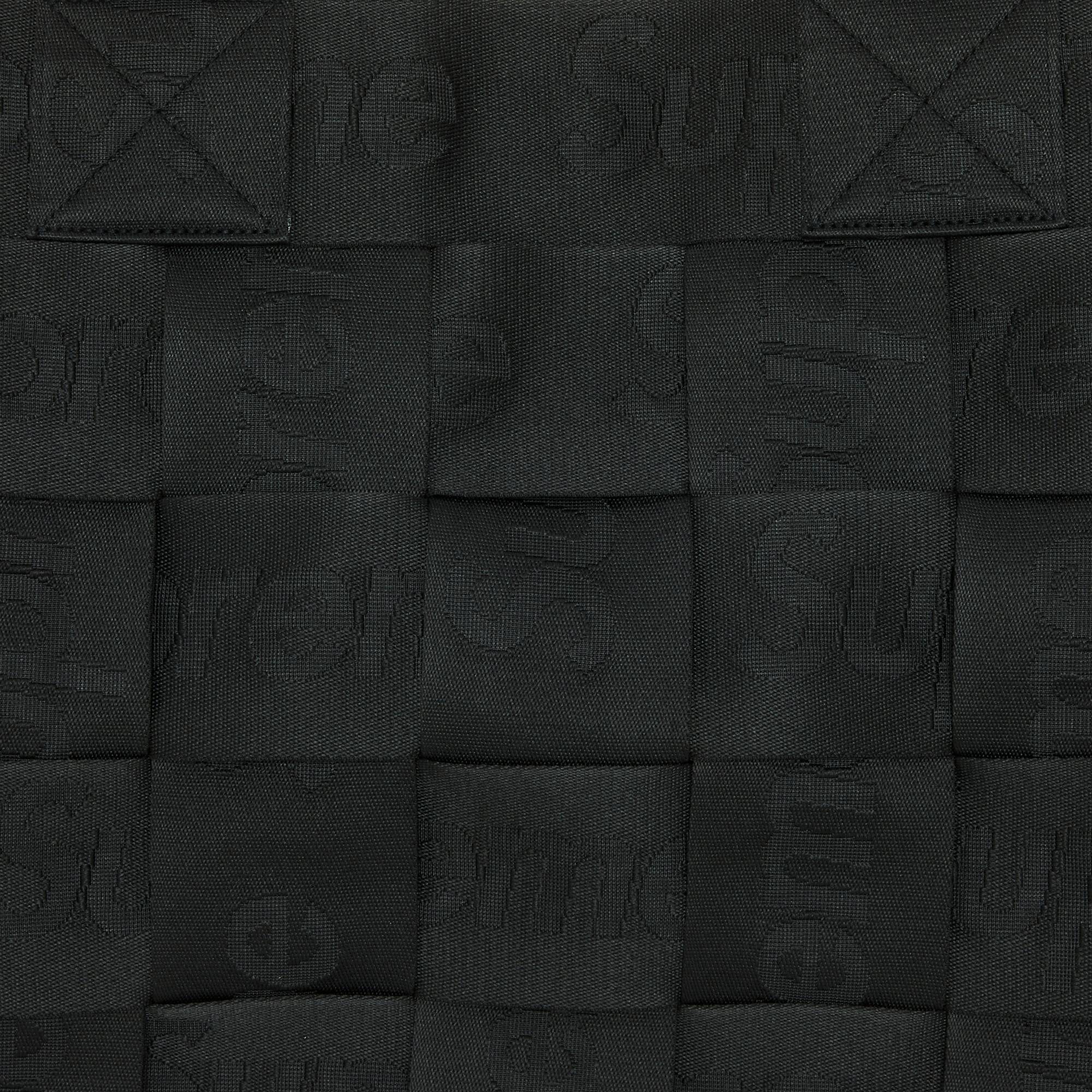 Supreme Woven Large Tote Bag 'Black' - 2