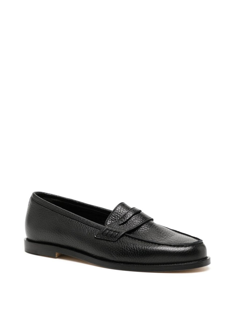 Manolo Blahnik Perry leather loafers outlook
