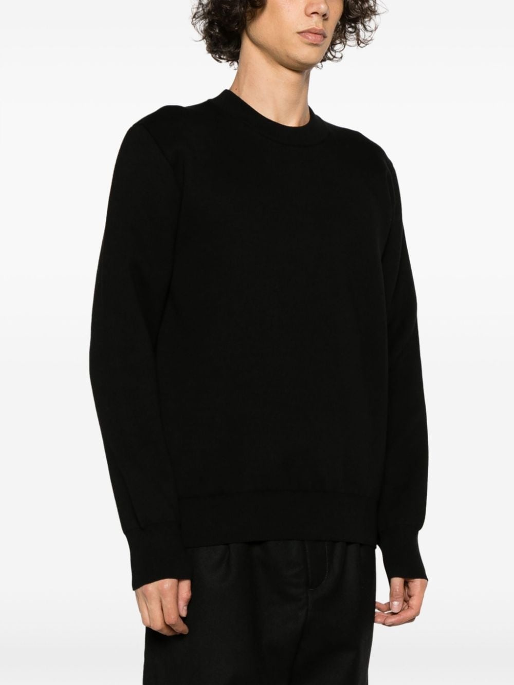 Arrows motif cotton sweatshirt - 4