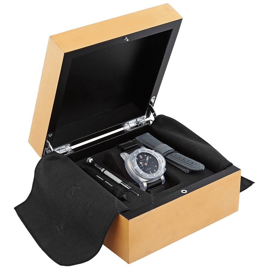 Panerai Submersible Automatic Black Dial Men's Watch PAM02683 - 4