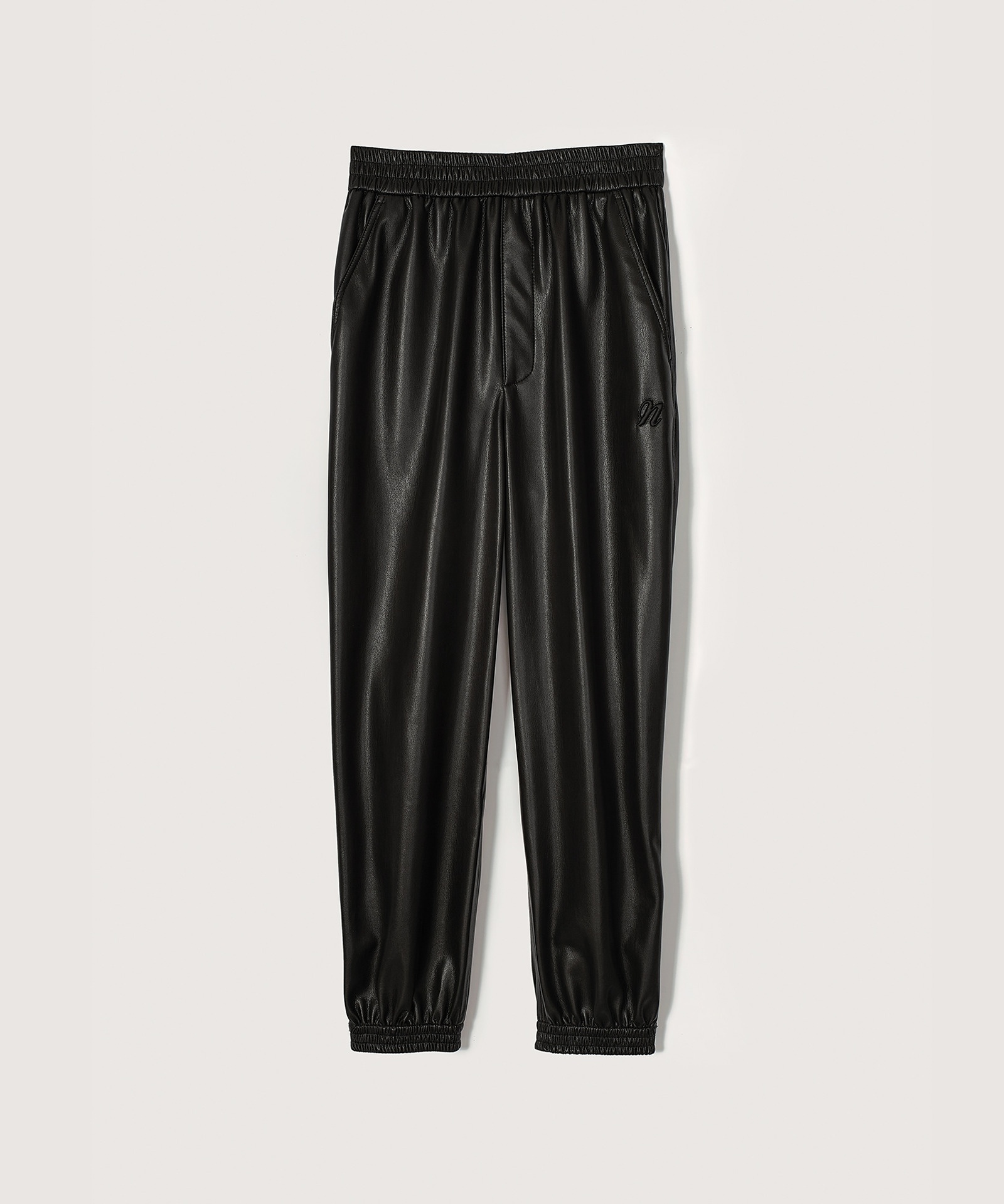 GORO - Vegan leather pants - Black - 1