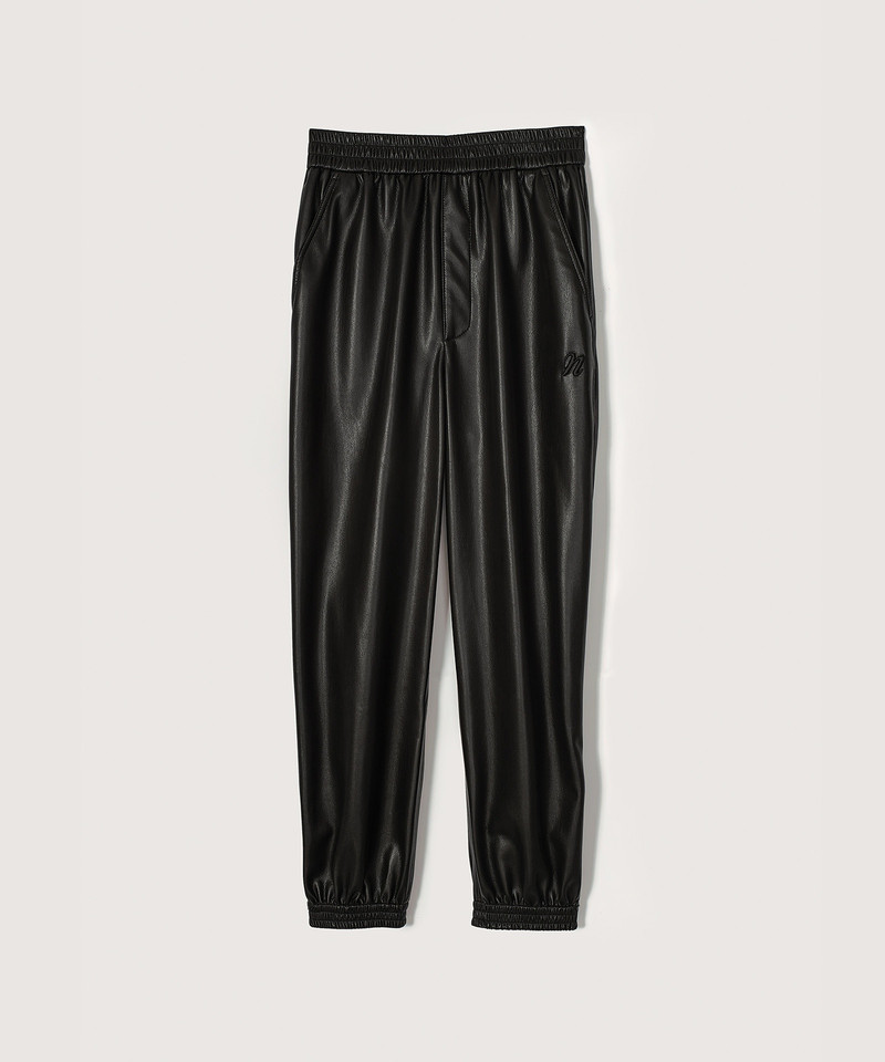 GORO - Vegan leather pants - Black 1