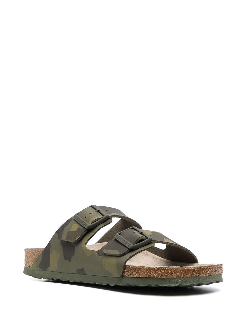 Arizona camouflage-print leather sandals - 2