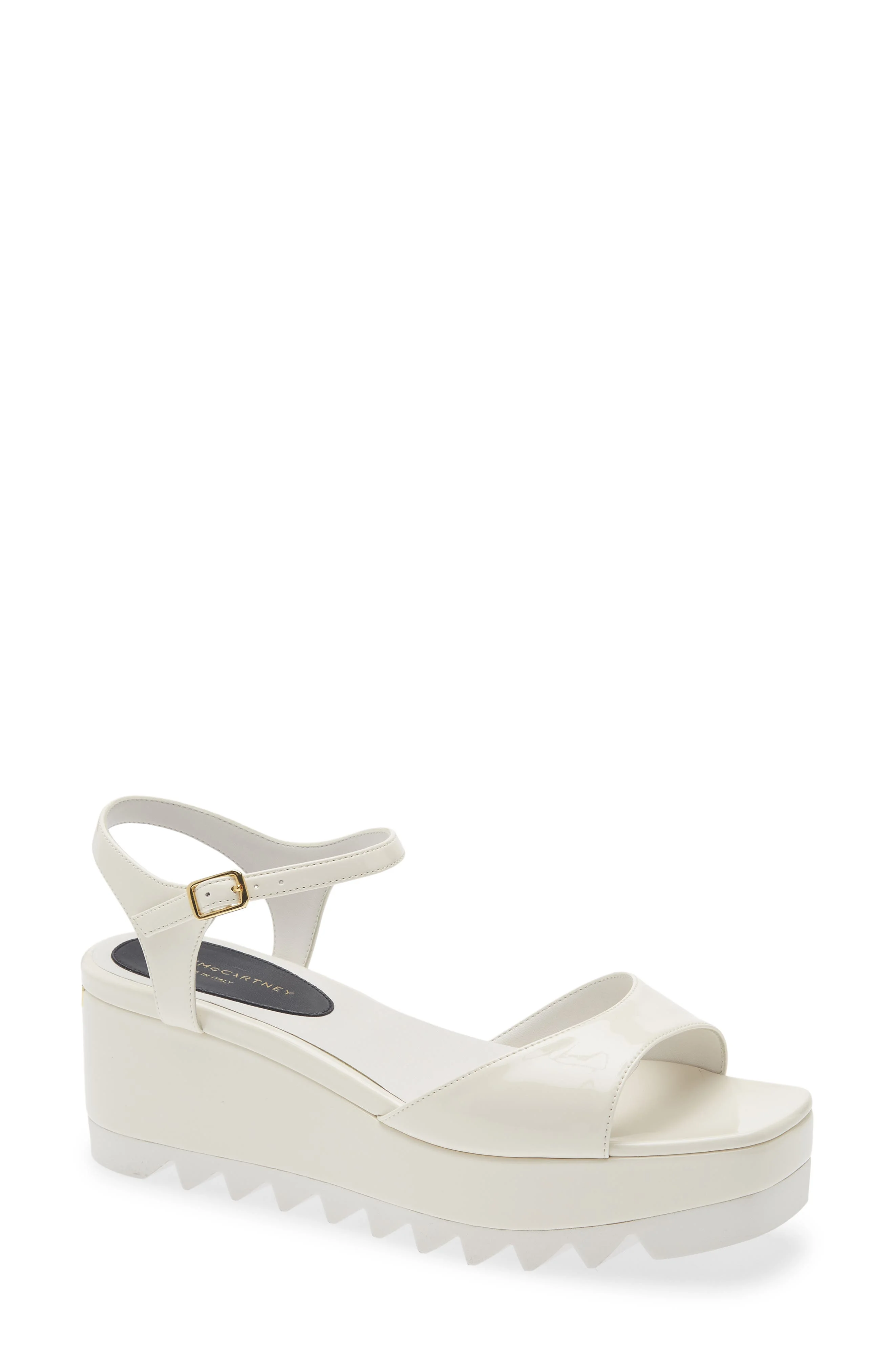 Stella McCartney Elyse Platform Sandal in White at Nordstrom - 1