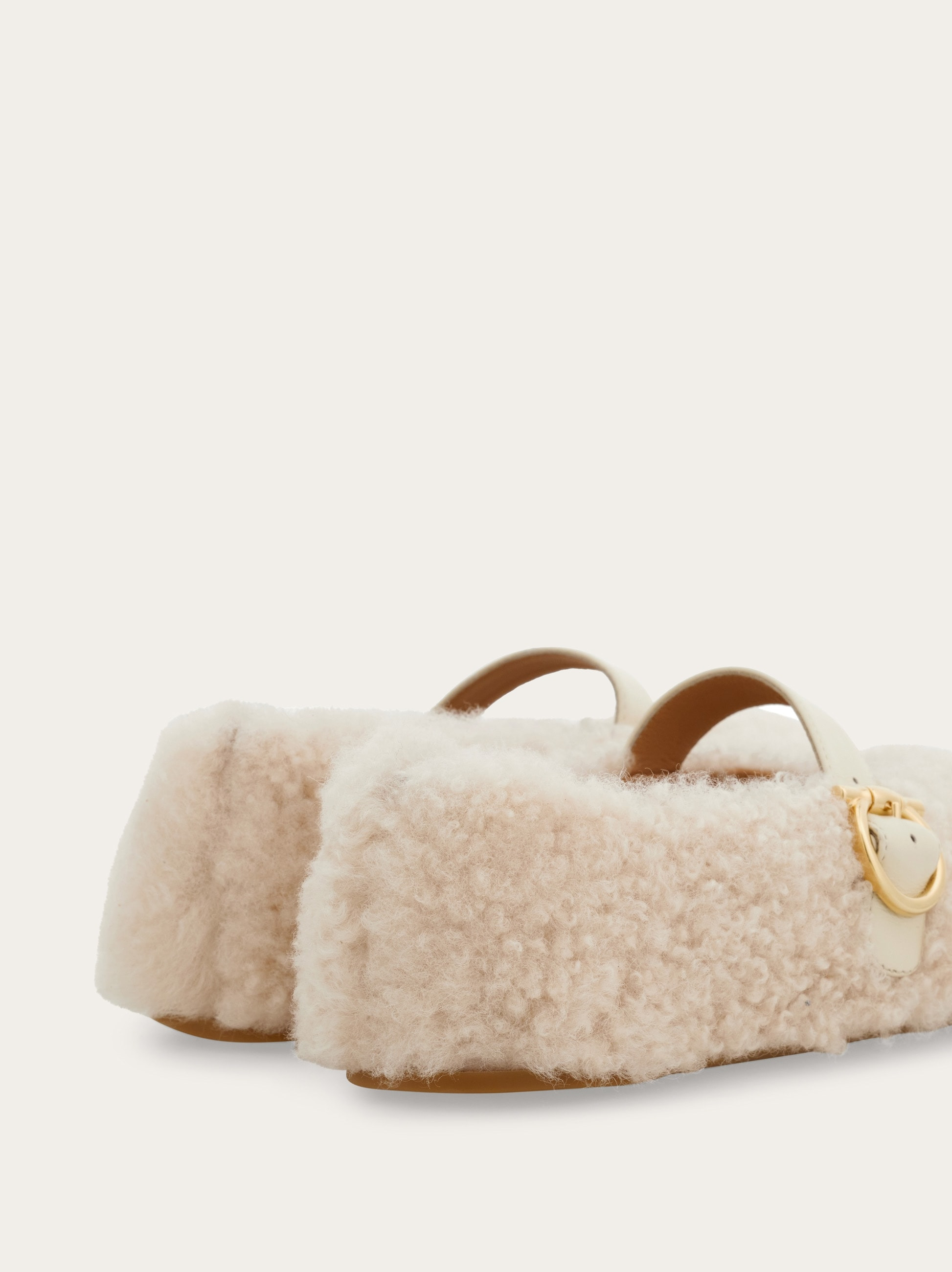 Shearling ballet flat - 5