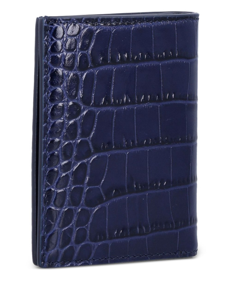 TOM FORD crocodile-effect cardholder outlook