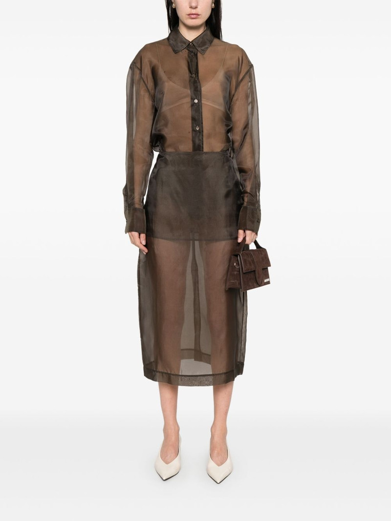 The Frankie Shop Peri midi skirt outlook