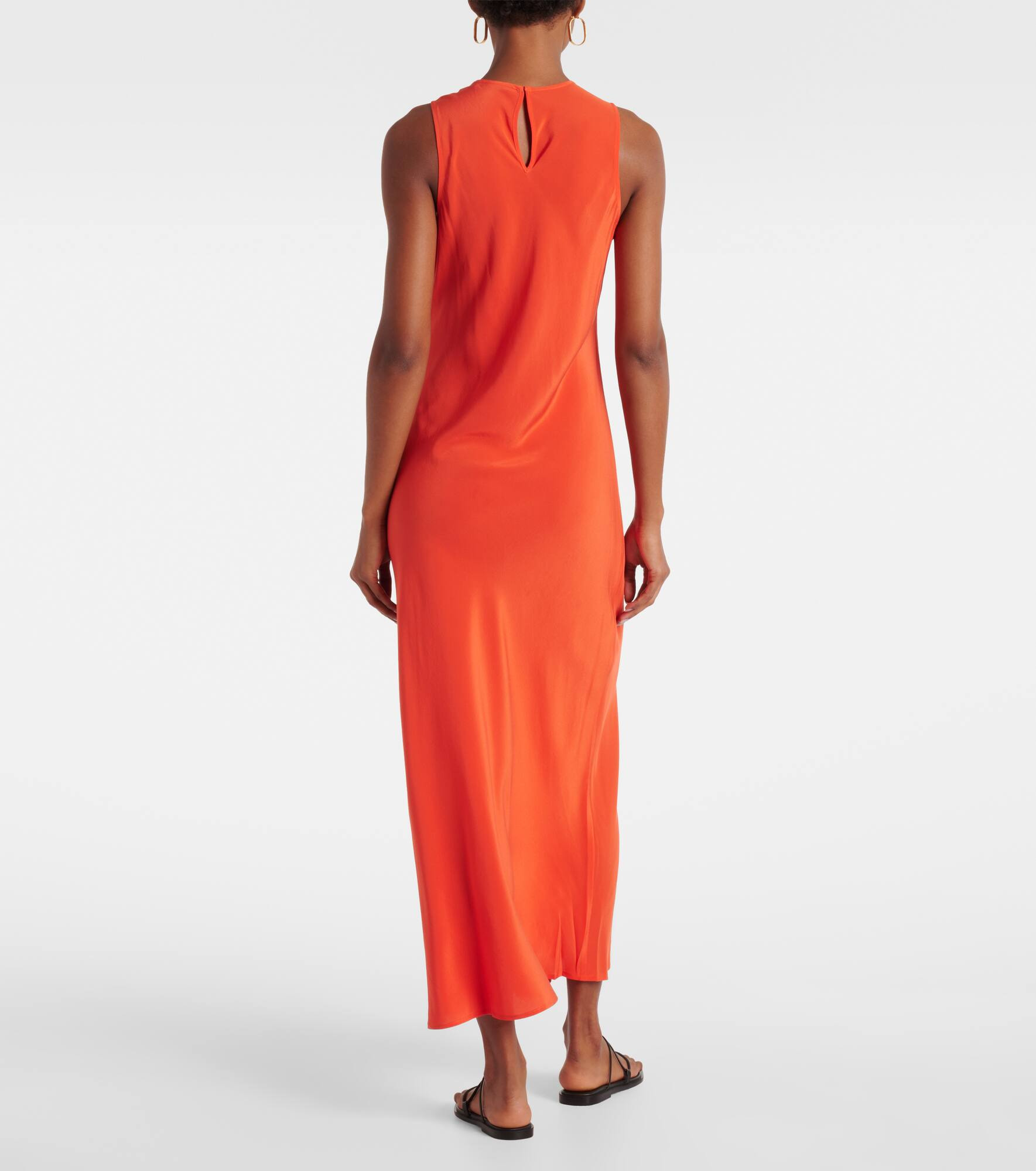 Valencia silk maxi dress - 3